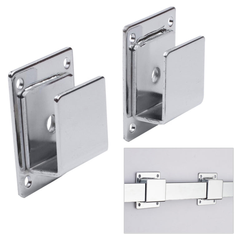 Gancio per tubo quadrato con staffa da parete da 2 pezzi per l'esposizione del supermercato del negozio di abbigliamento, Wall Bracket Gancio per tubo quadrato con staffa da parete da 2 pezzi per l'esposizione del supermercato del negozio di abbigliamento, Wall Bracket